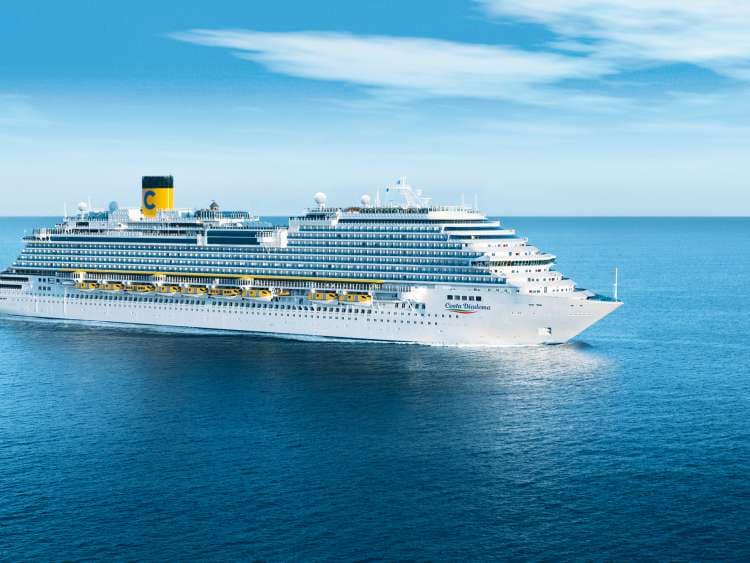 Costa Diadema com All Inclusive de bebidas